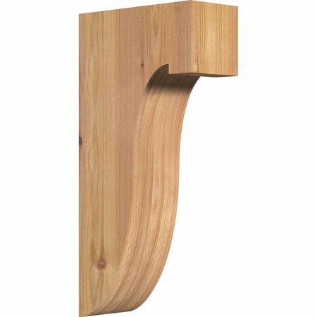 Ekena Millwork Del Monte Smooth Corbel, Western Red Cedar, 3 1/2"W x 8"D x 16"H COR04X08X16DEL00SWR